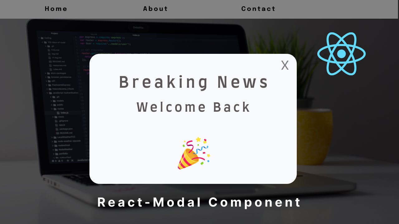 Use Modal in React / Next js with react-modal component