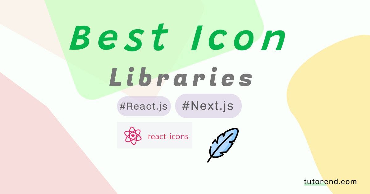 Best Icon libraries for React / Next js